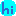 hi with background favicon
