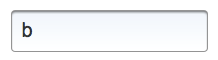 input filled